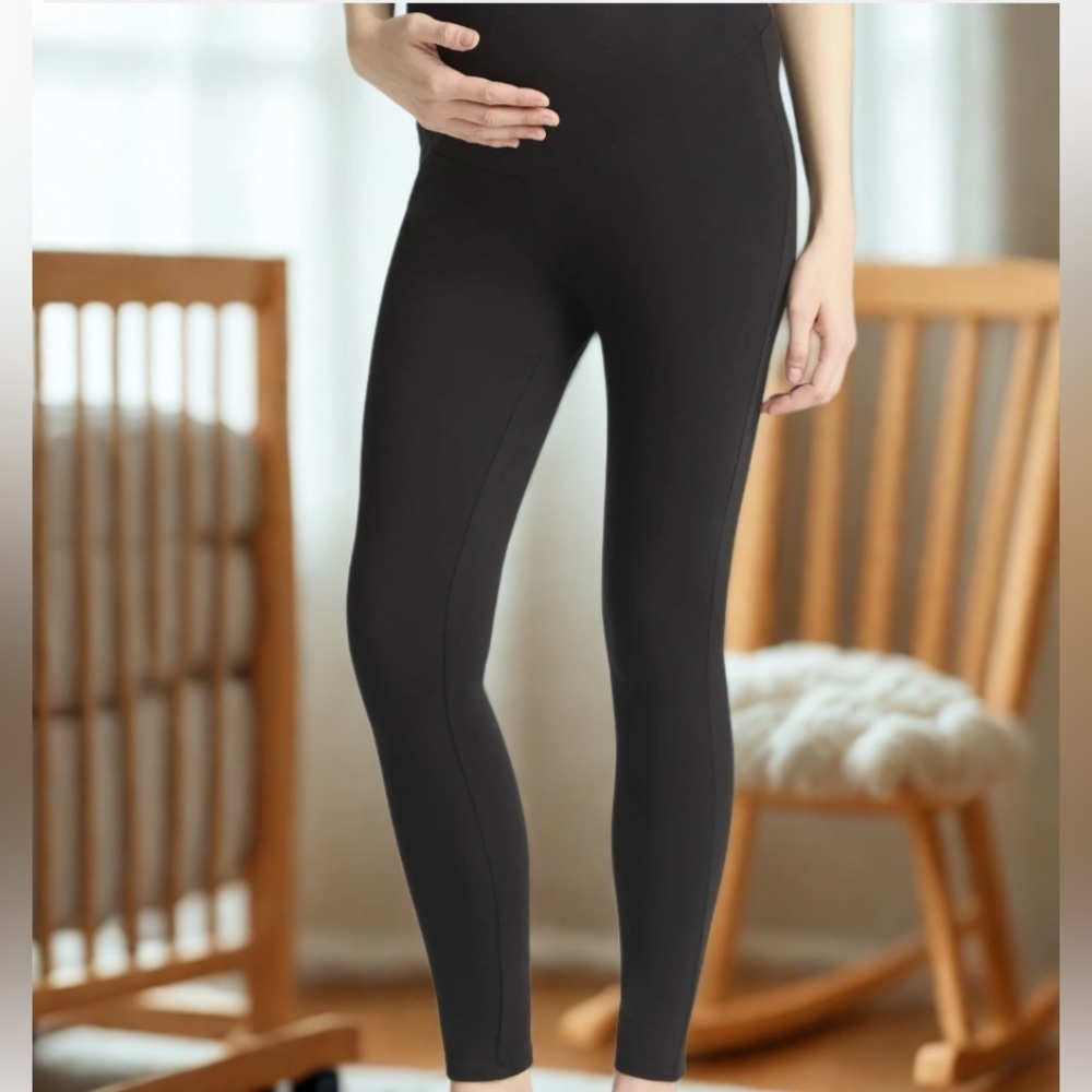 Time and Tru Women's Maternity Leggings, 27" Inseam, Sizes Small 4-6